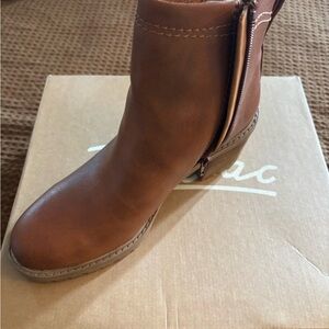 Greyson Chestnut Ankle Booties